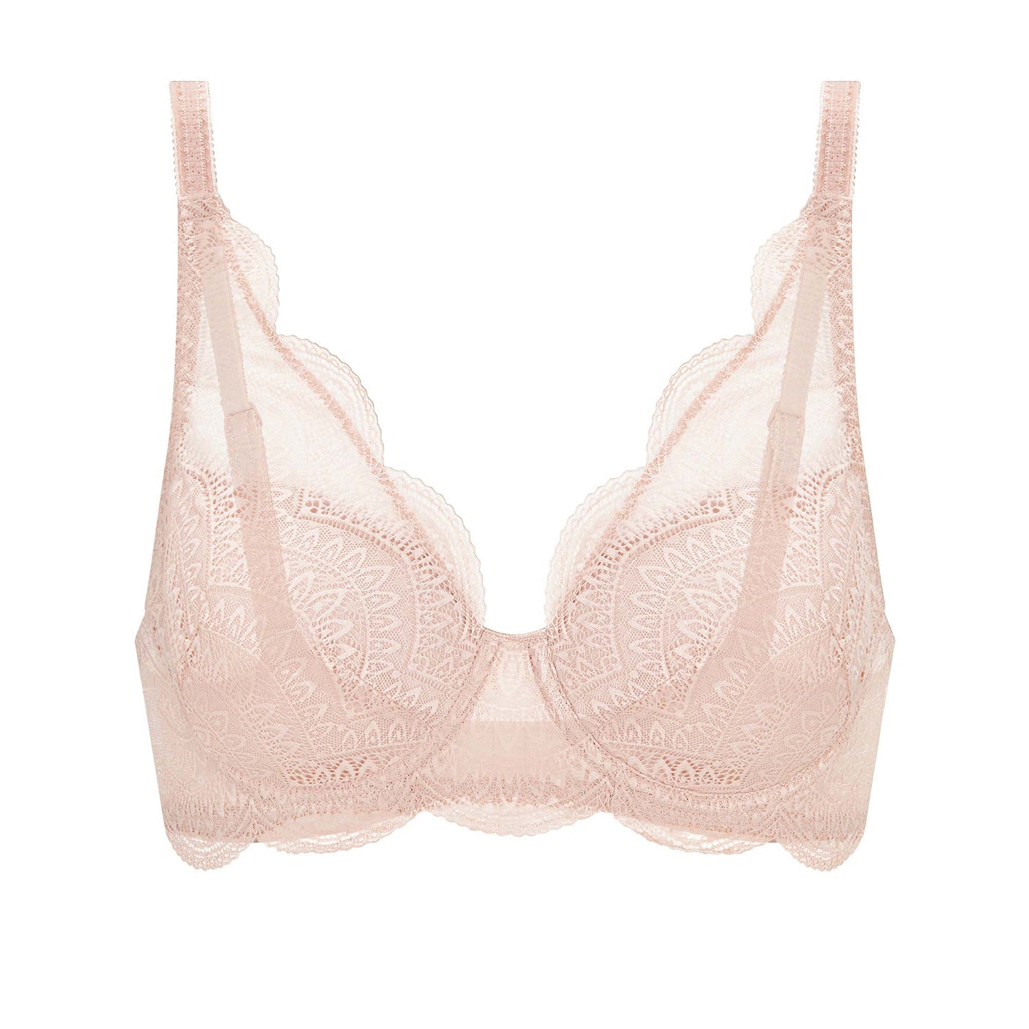 Karma Squared Neckline Spacer Bra - Skin Rose - Image 8
