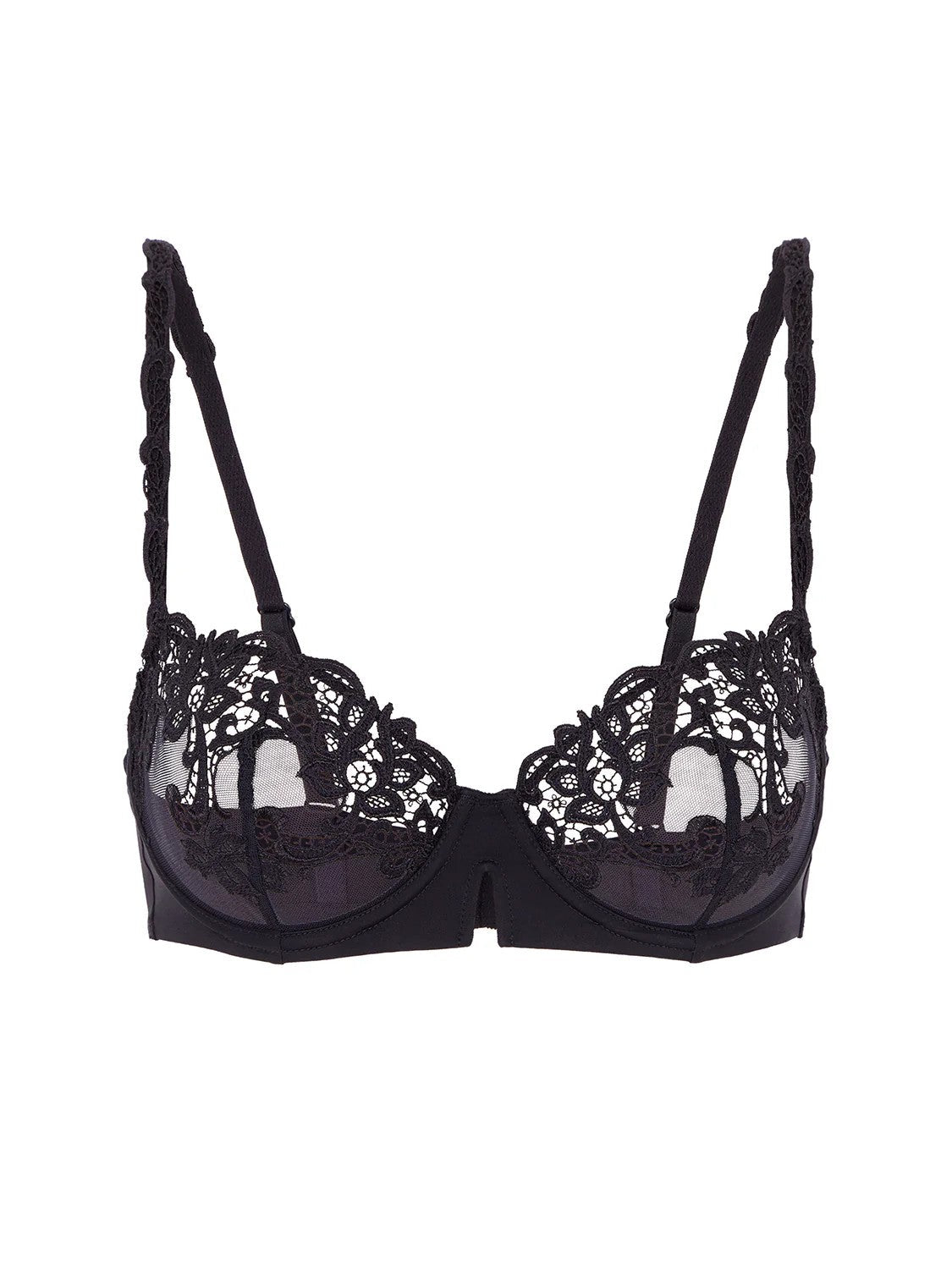 Saga Sheer Demi - Black - 7