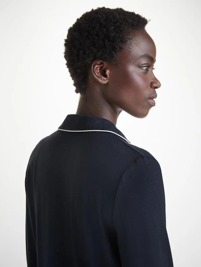 Lara Micro Modal Stretch Navy - Women's Pyjamas -