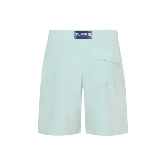 Terry Bermuda Shorts Solid - Light Blue - 5