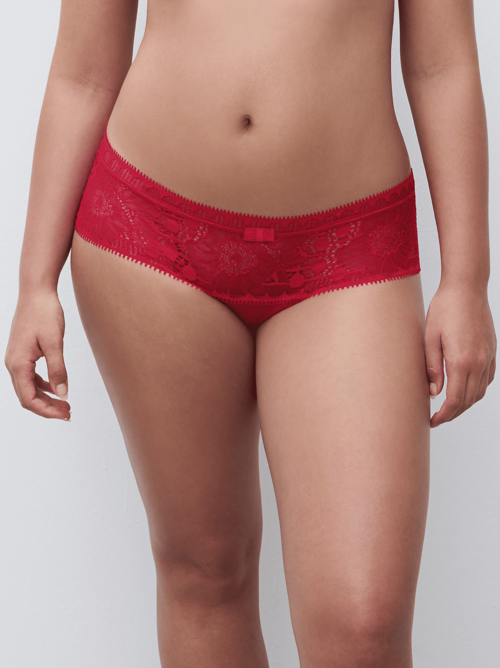 Day To Night Lace Hipster - Red - 1