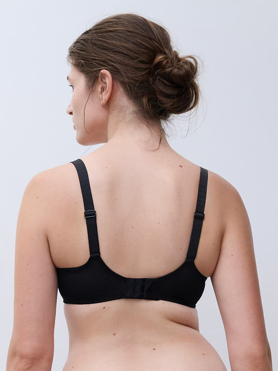 Legend Full Coverage Unlined Underwire Bra - Black - 4