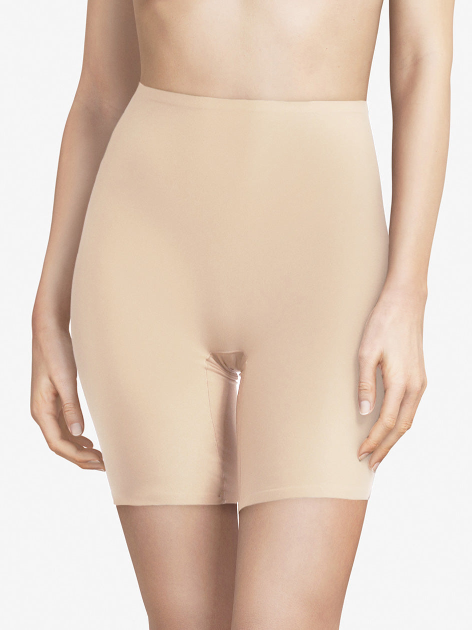SoftStretch High Waist Mid-Thigh Short - Nude - Image 1