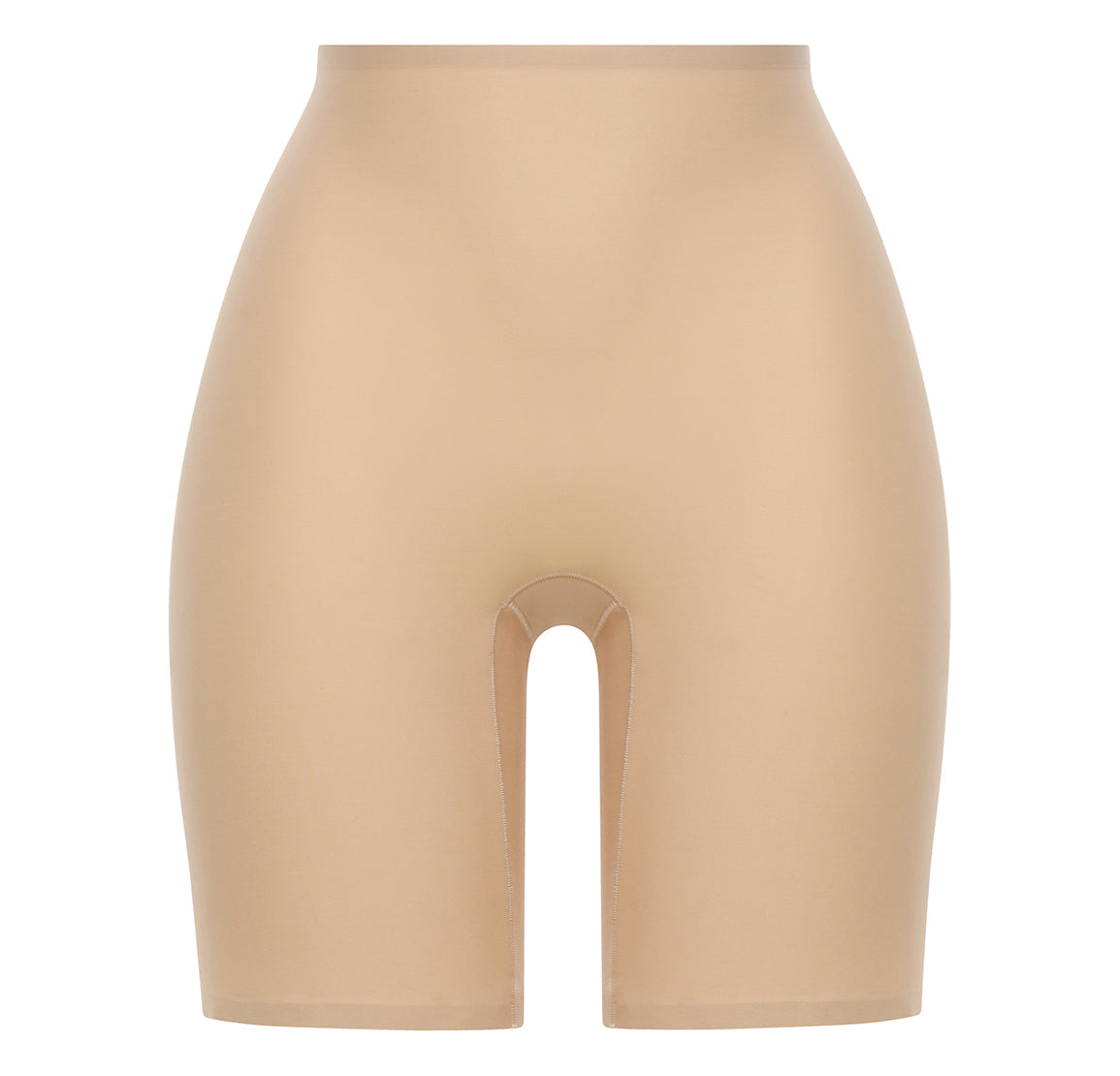 SoftStretch High Waist Mid-Thigh Short - Nude - Image 4