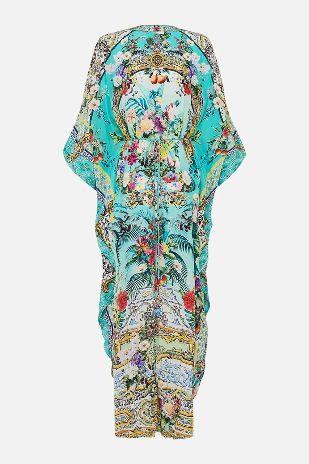 Gathered waist kaftan - 7