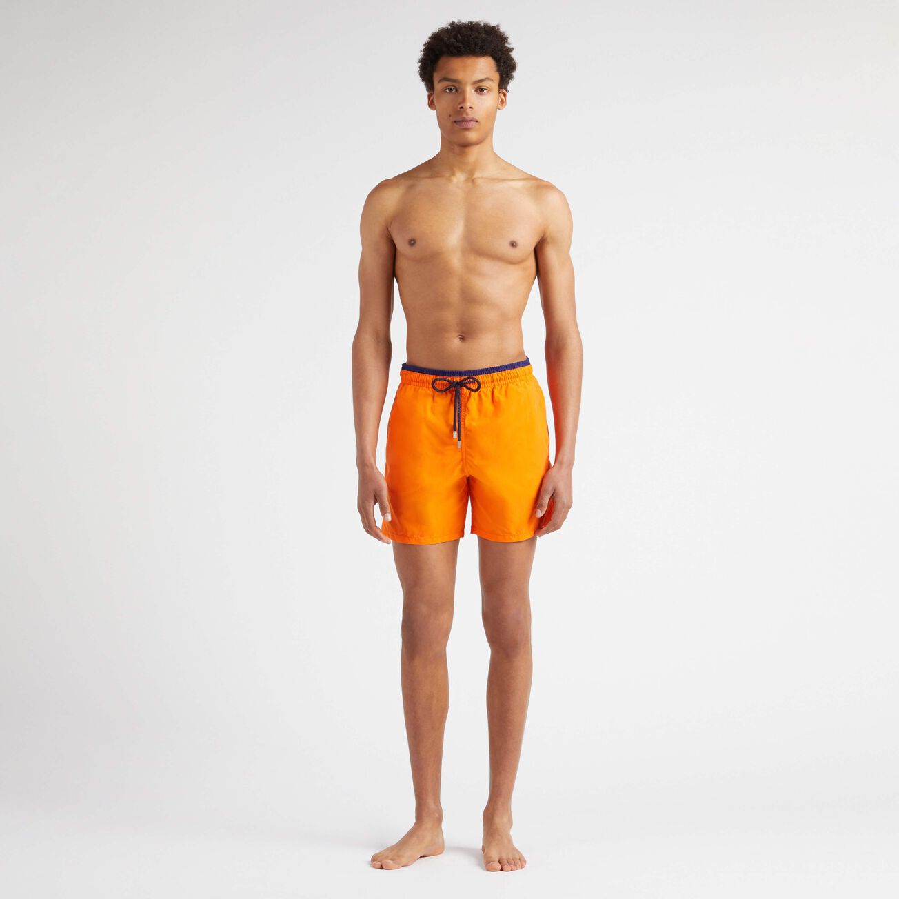 Men Swim Shorts Bicolor - Orange - 1