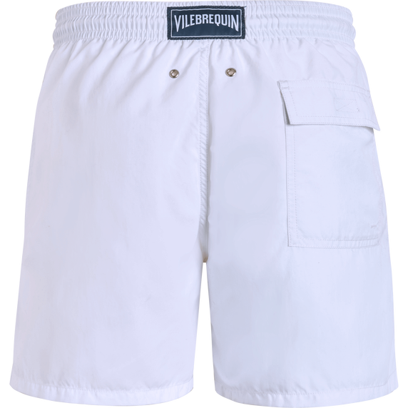 Men Swim Shorts - Vilebrequin x Ines de la Fressange - White - 5