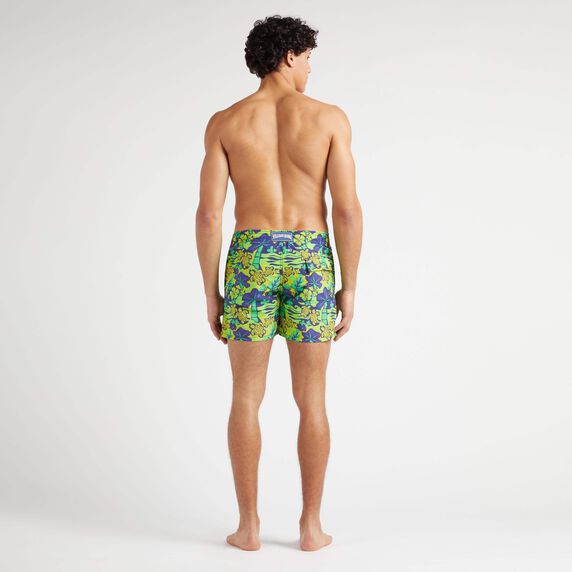 Men Swim Shorts Monoi Turtles - Green - 2