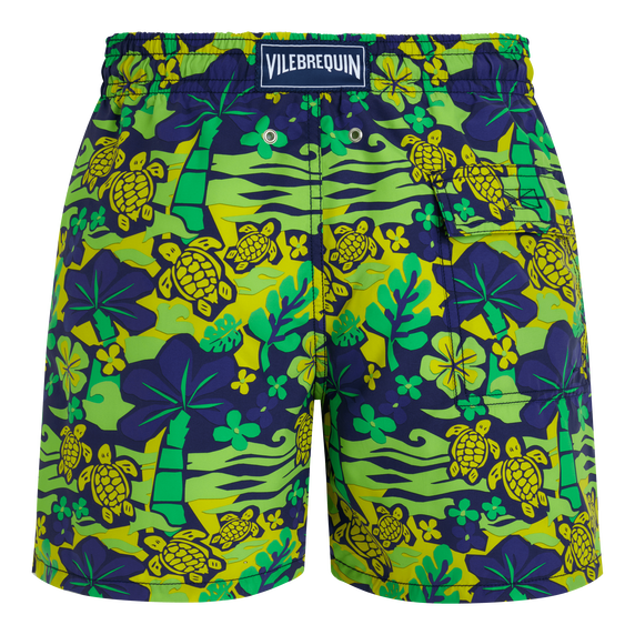 Men Swim Shorts Monoi Turtles - Green - 5