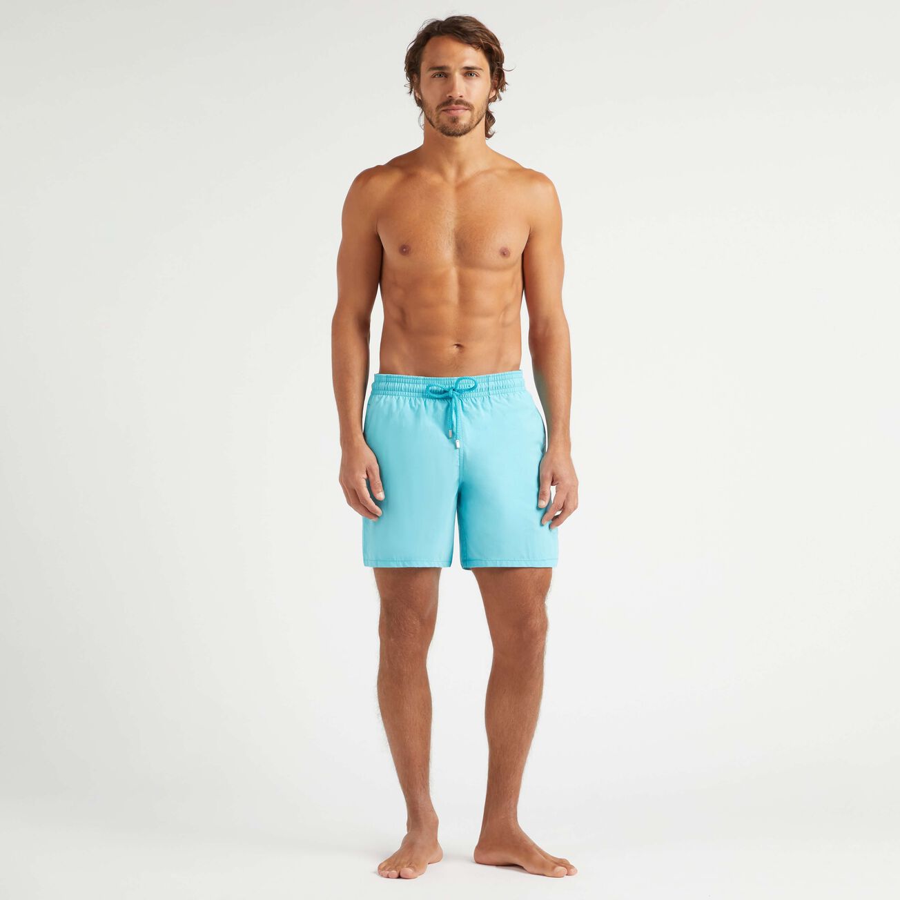 Men Swim Shorts Water-reactive Ronde des Tortues - Blue - 2