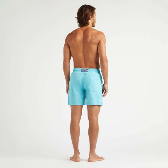 Men Swim Shorts Water-reactive Ronde des Tortues - Blue - 3