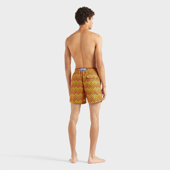 Men Swim Shorts Herringbones Turtles - 2