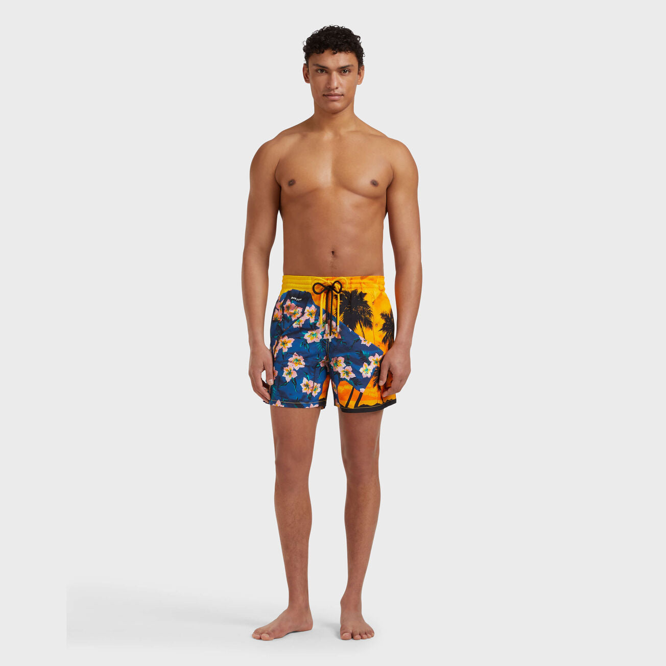 Men Swim Shorts Hawaiian Mix - VBQ x Palm Angels - 1