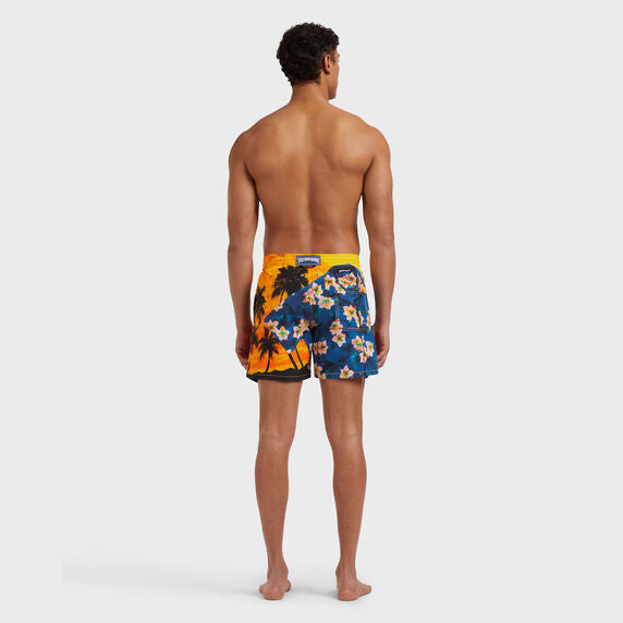 Men Swim Shorts Hawaiian Mix - VBQ x Palm Angels - 2
