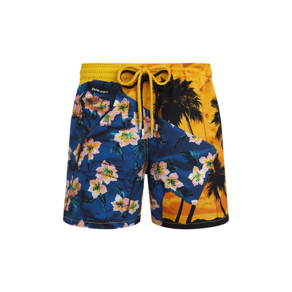 Men Swim Shorts Hawaiian Mix - VBQ x Palm Angels - 4