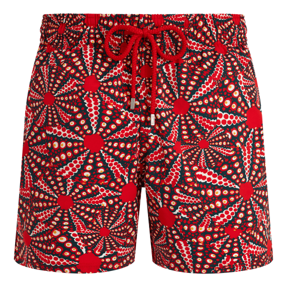 Men Stretch Short Swim Trunks Oursinades - Red - 4