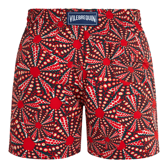Men Stretch Short Swim Trunks Oursinades - Red - 5
