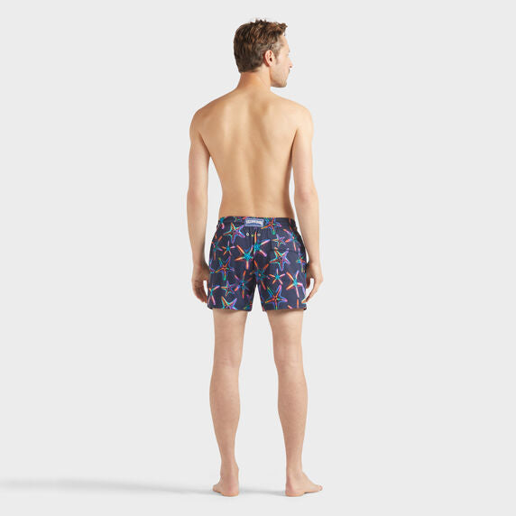 Men Stretch Short Swim Shorts Disco Stars - 2