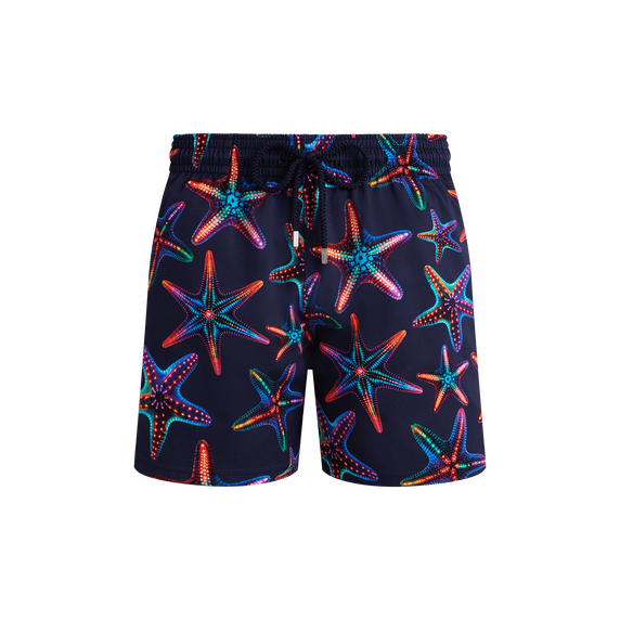 Men Stretch Short Swim Shorts Disco Stars - 4