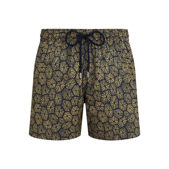 Men Stretch Short Swim Shorts Carapaces - Navy - 4