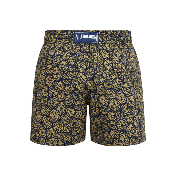 Men Stretch Short Swim Shorts Carapaces - Navy - 5