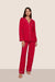 Gisele Printed TENCEL™ Modal Long PJ Set - Red - 1