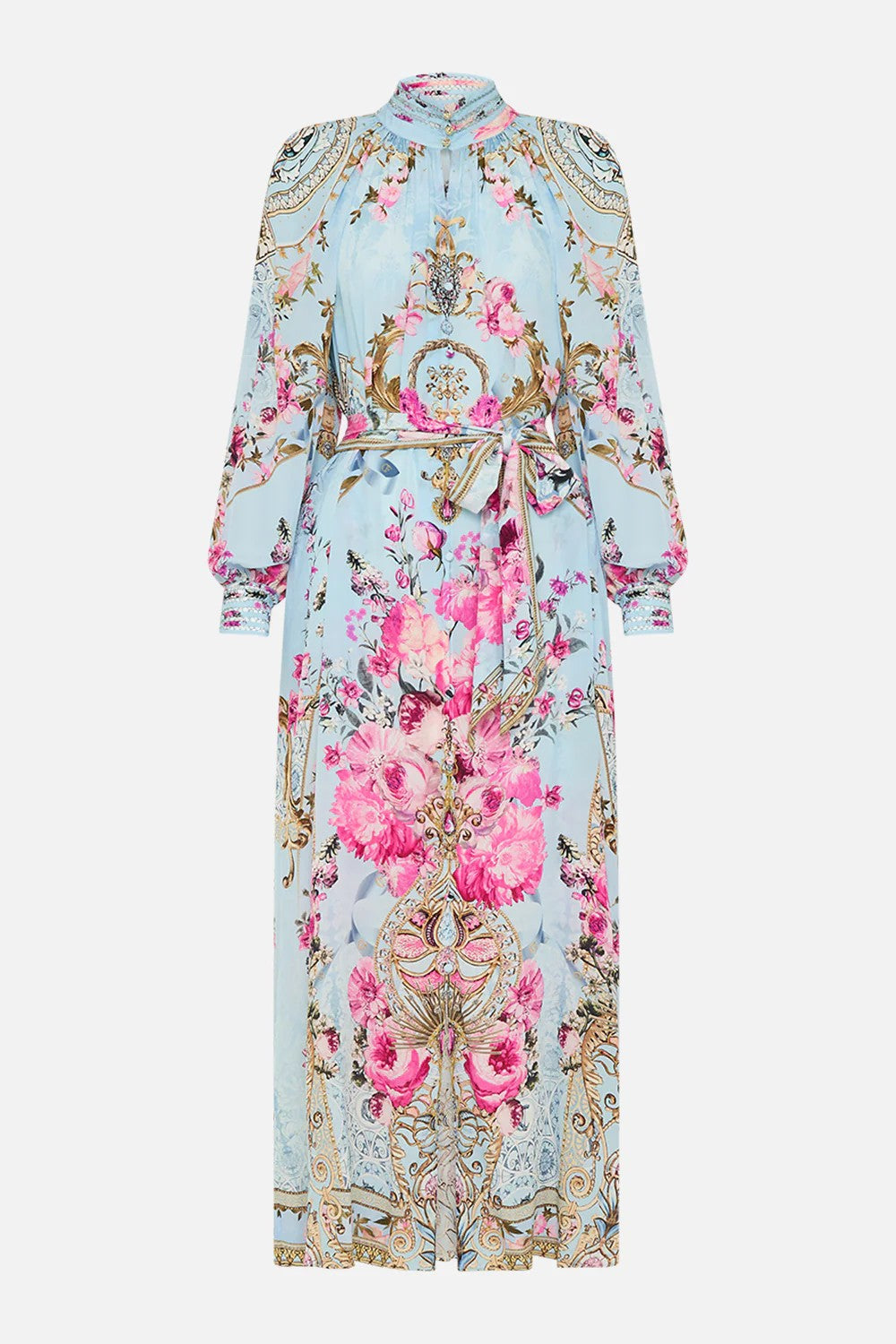 Raglan sleeve midi shirt dress - 5