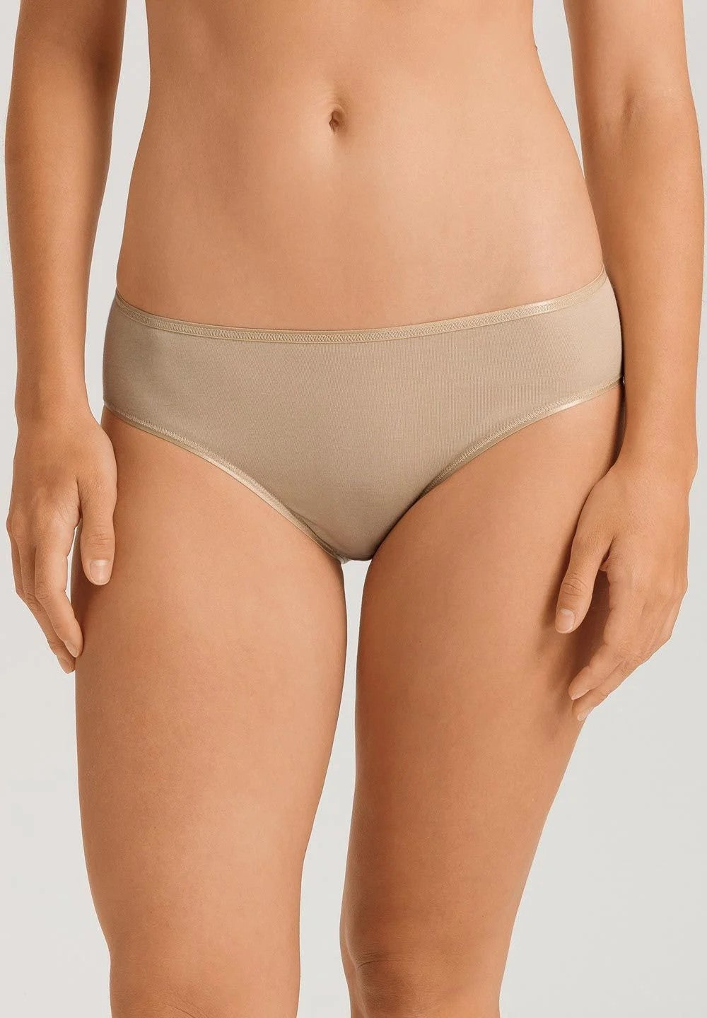 Midi Briefs Cotton Seamless - Beige - 1