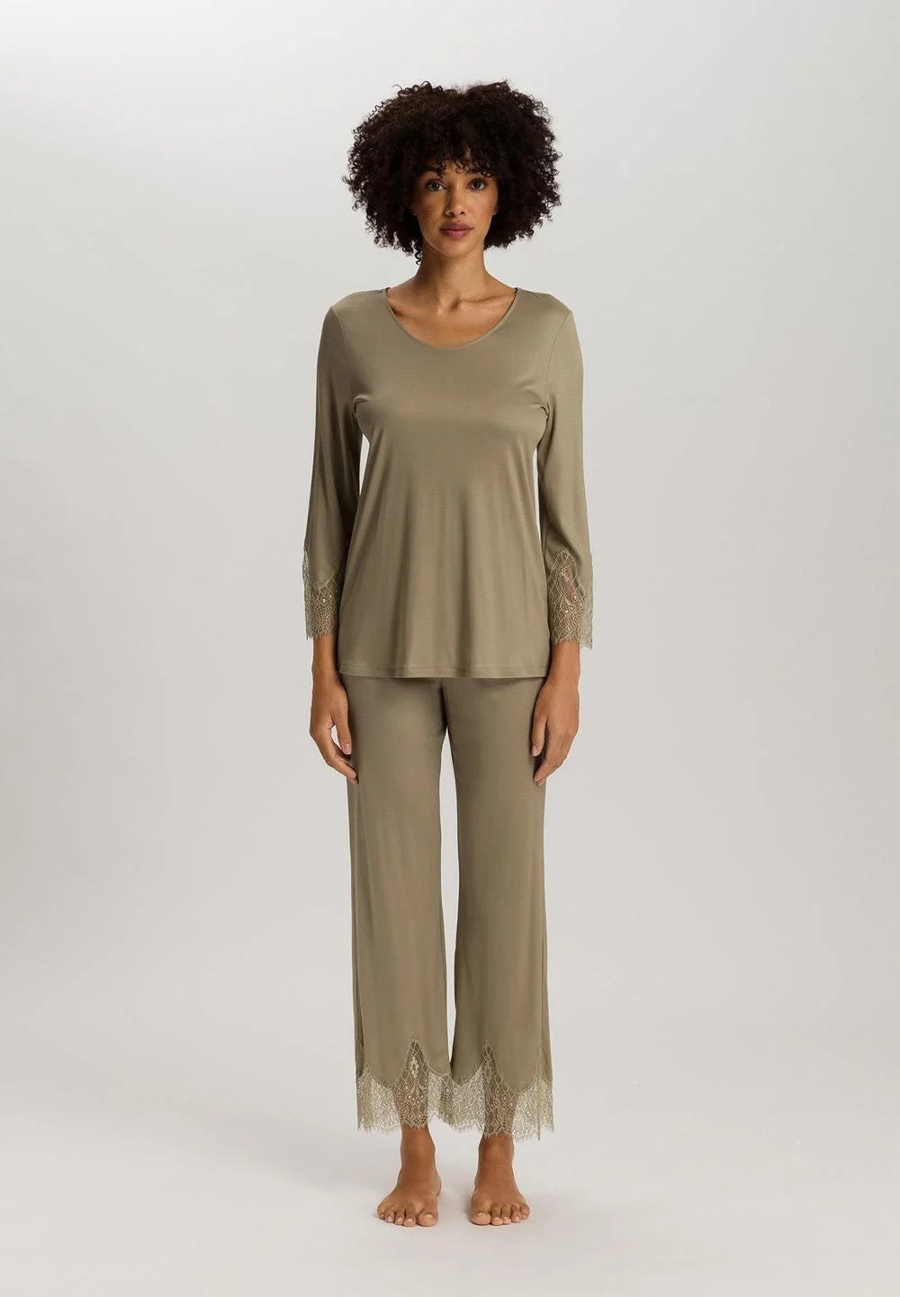 Melia Long Sleeve 7/8 PJ - Oil - 1