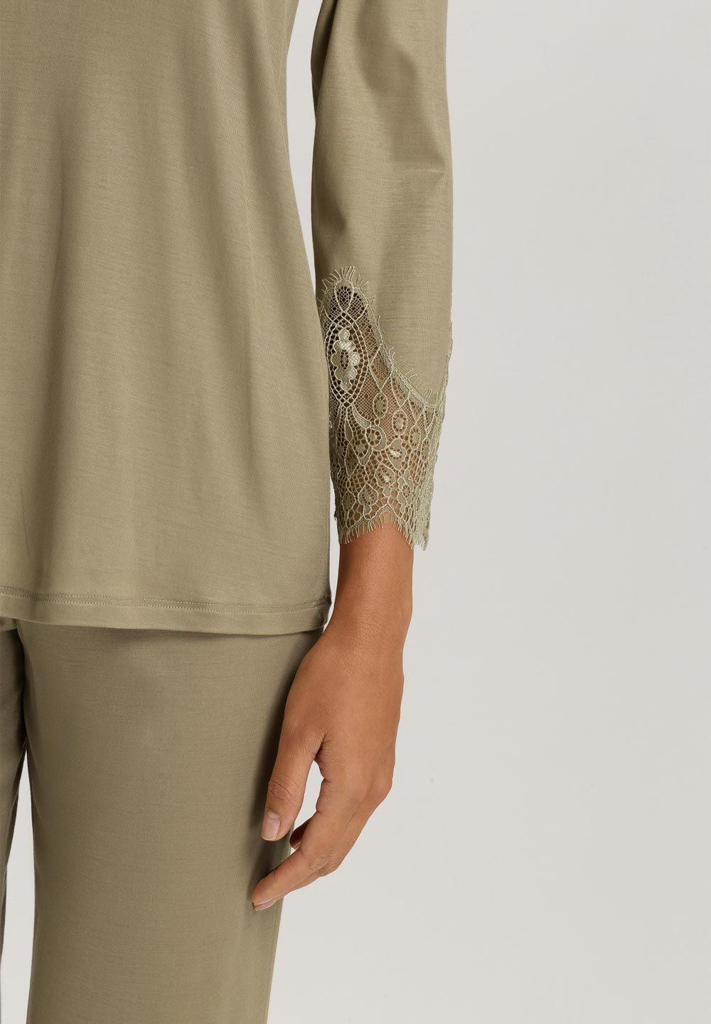 Melia Long Sleeve 7/8 PJ - Oil - 3