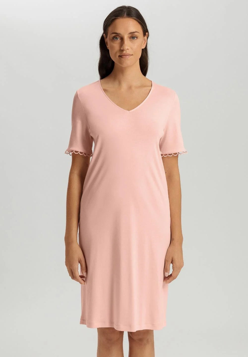 Anouk Short Sleeve Nightdress 100 cm - Pink - 2