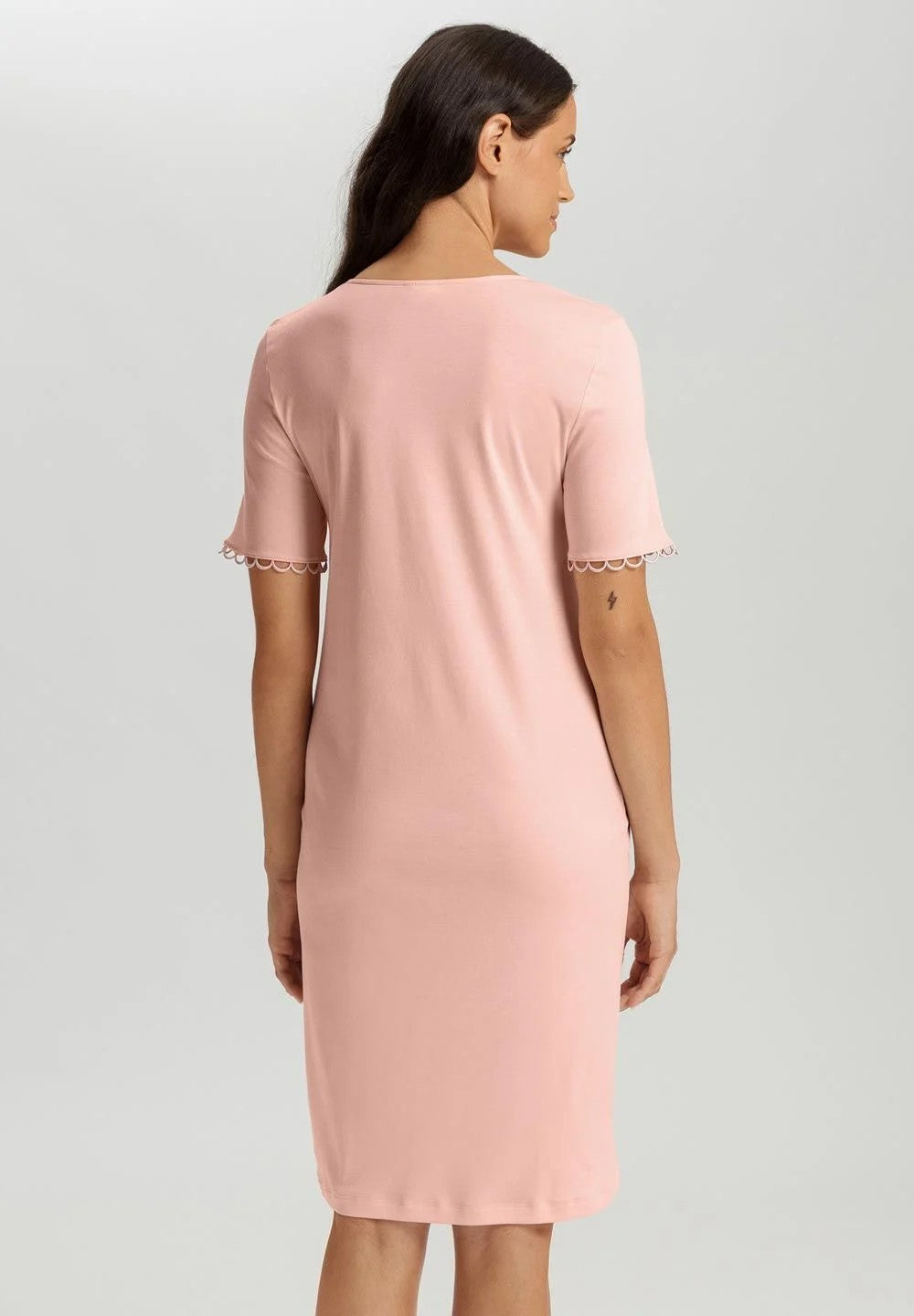 Anouk Short Sleeve Nightdress 100 cm - Pink - 3