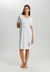 Belina NW Short Sleeves Nightdress 100 cm - White - 1