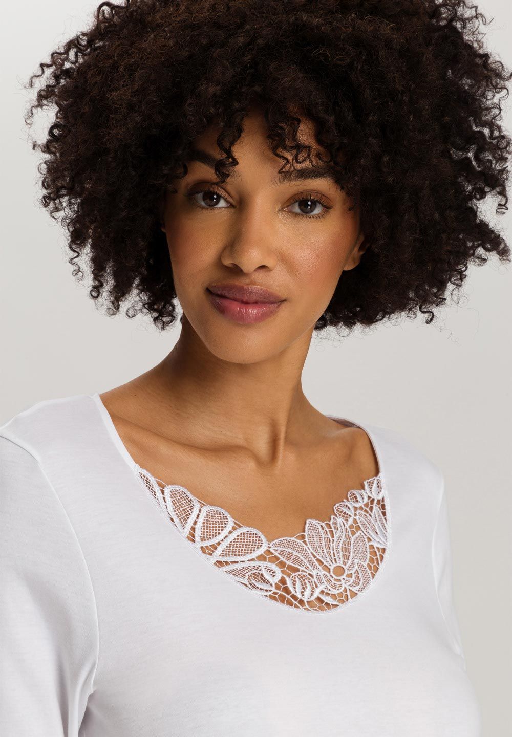 Belina NW Long Sleeve Nightdress 130 cm - White - 3