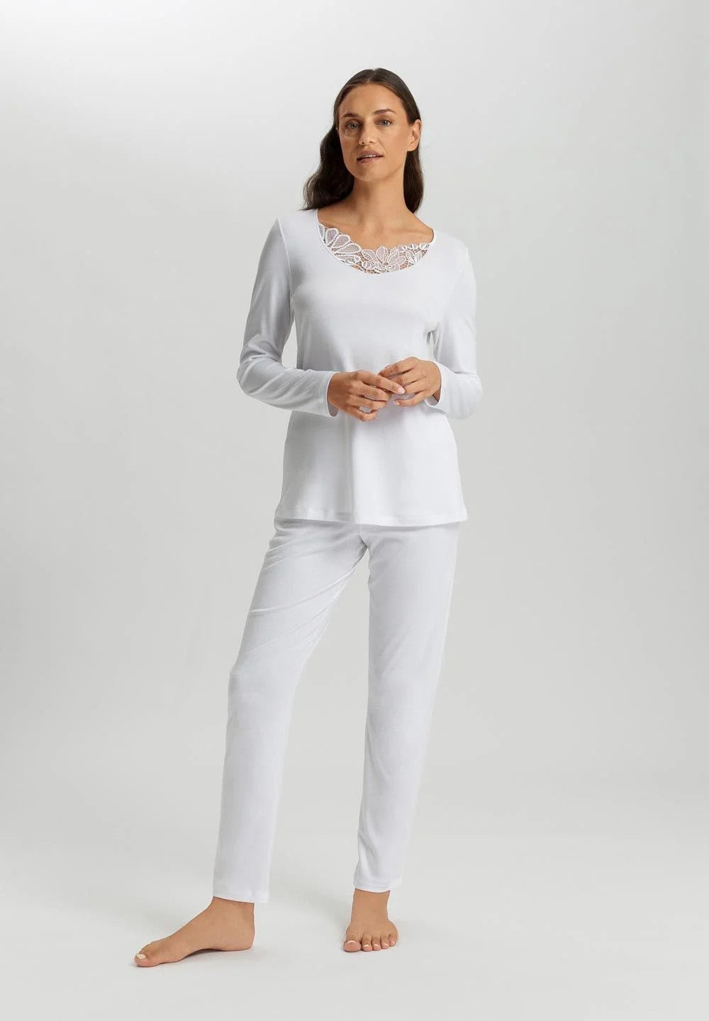 Belina NW L/SLV Pajama - White - 1
