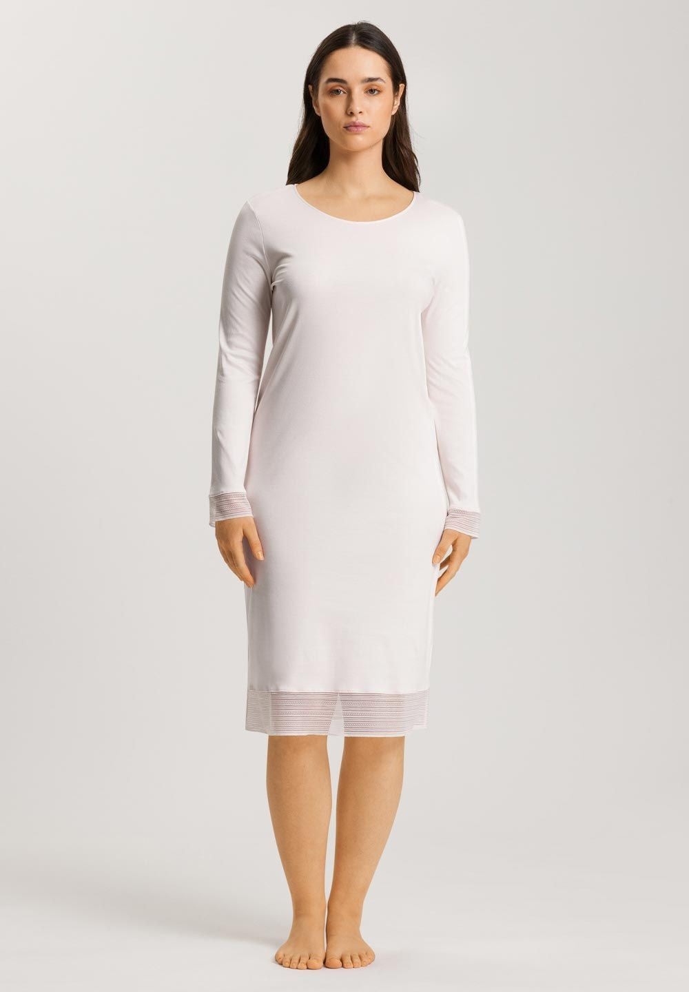 Sophie Long Sleeve Nightdress 110 cm - Light Pink - 1