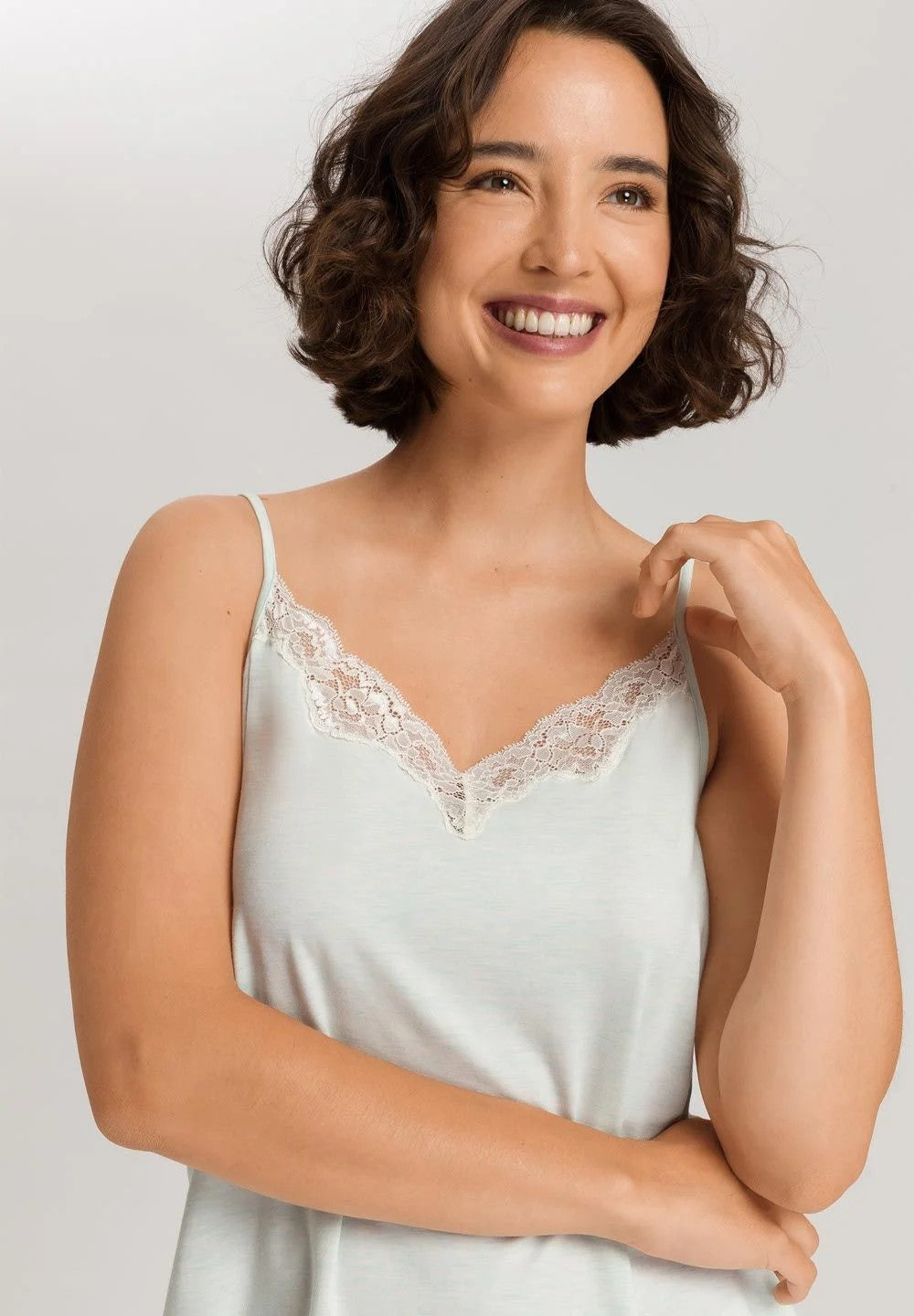 Natural Elegance SLV/L Short Pajama - Light Green - 4