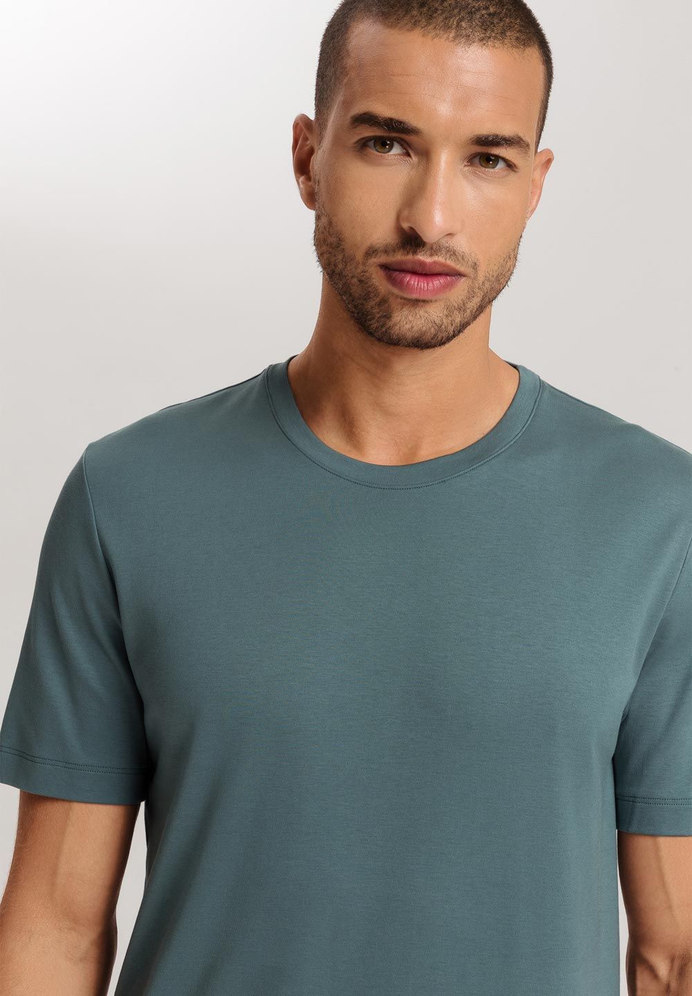 Hanro Night & Day Men S/Slv Pyjama - Green - 3
