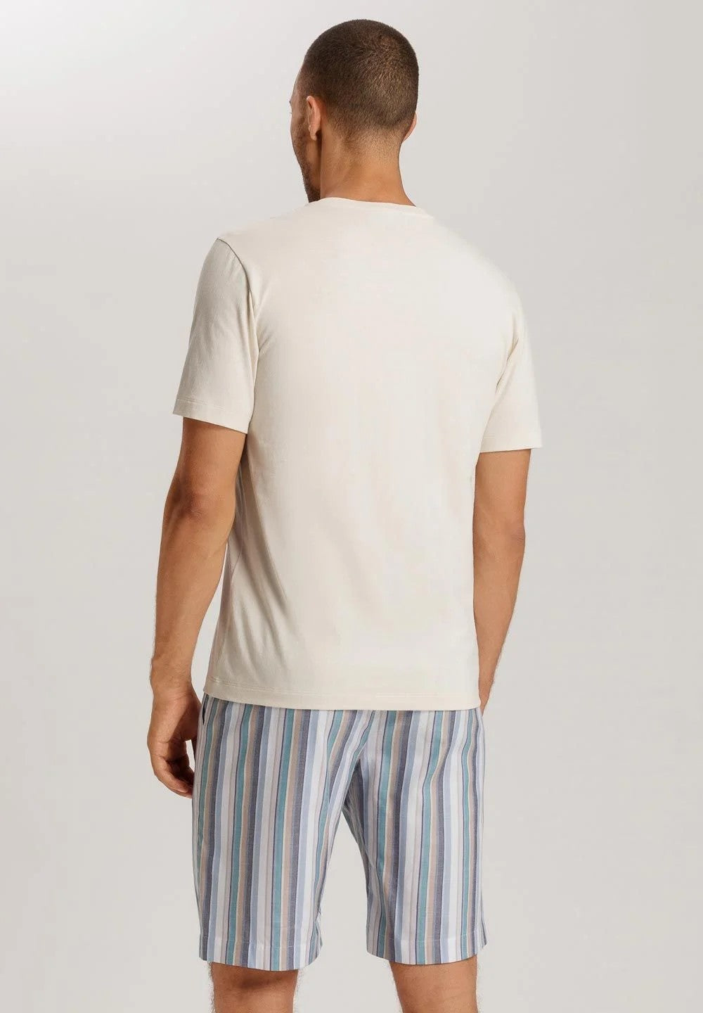 Hanro S/SLV Pyjama - Sand - 2