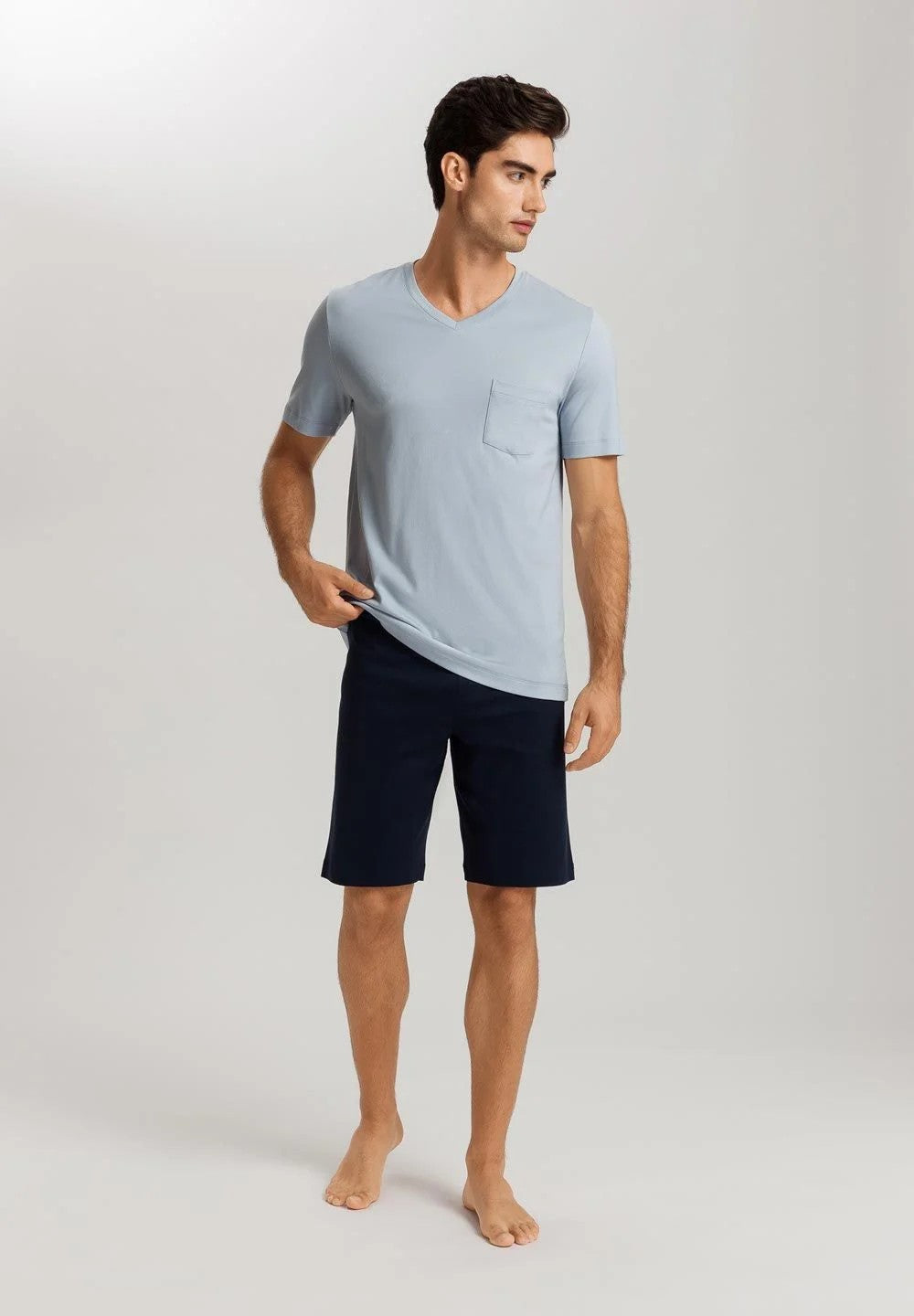 Night & Day S/SLV Pyjama - Navy - 1