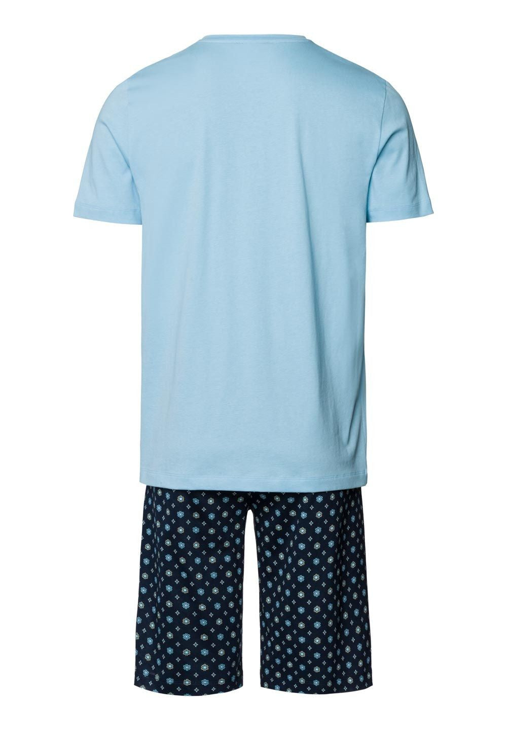 Hanro S/SLV Pyjama in regatta tie print - 6