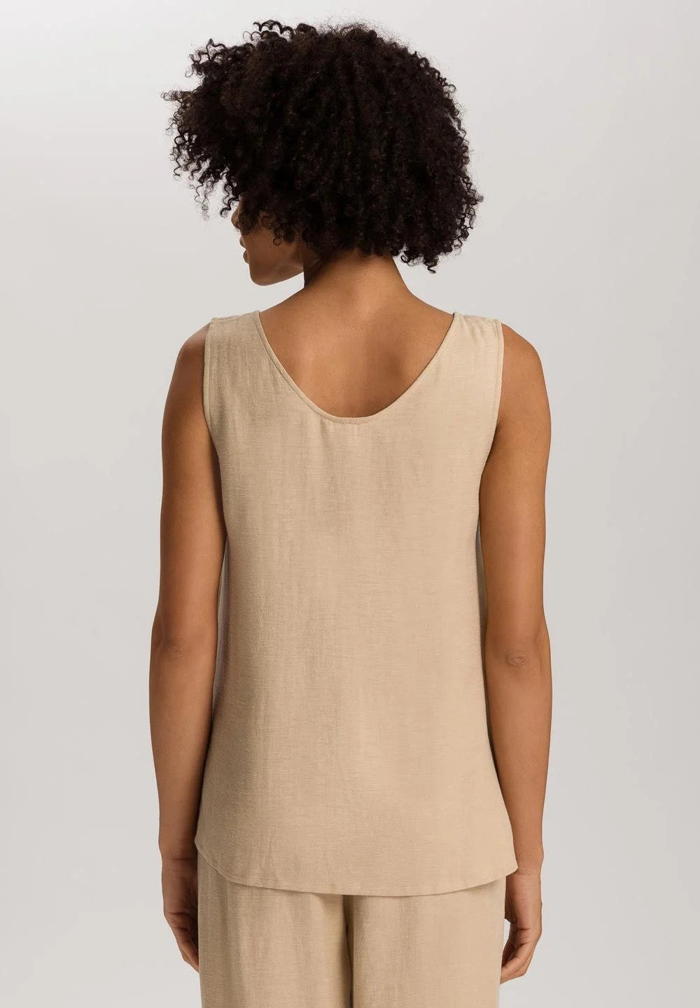 Urban Casuals Tank Top With Long Pants - Beige - 2