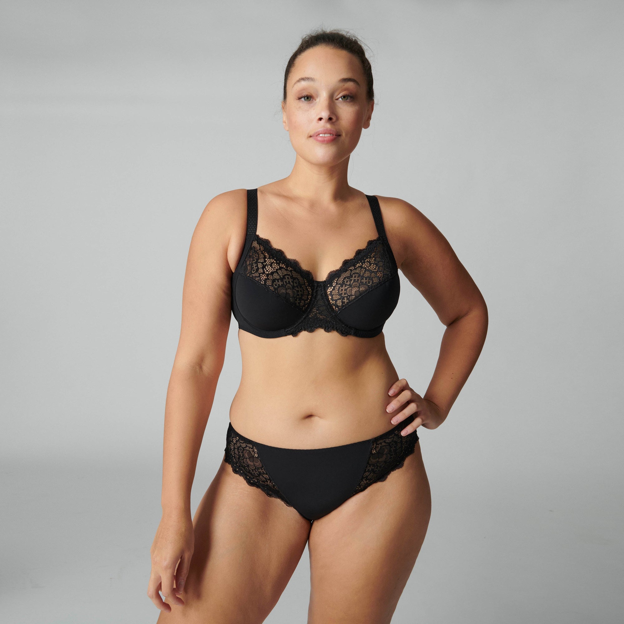 Caresse Full Cup Support bra - Black - Image 3