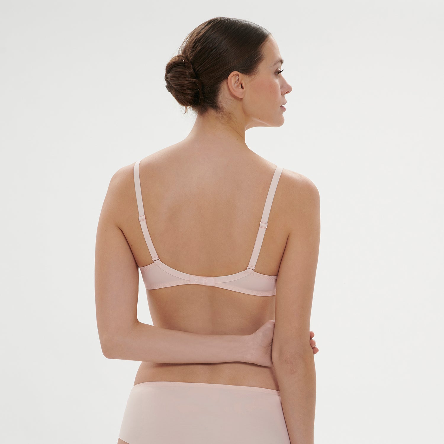 Saga Plunging underwired bra - Nude - Image 