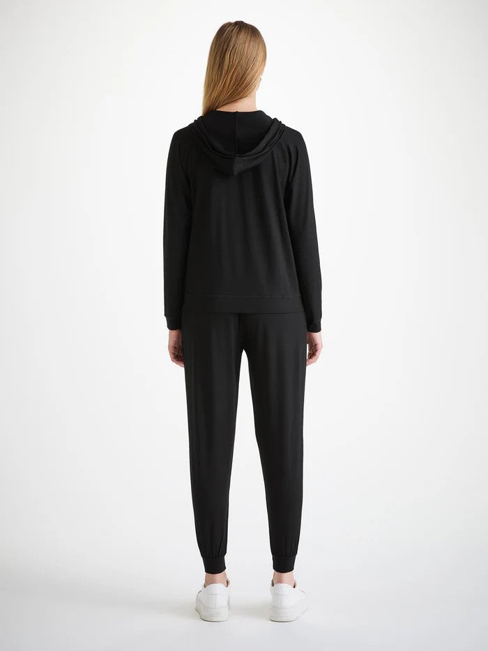 Basel Micro Modal Stretch - Women's Pullover Hoodie with Trousers - 