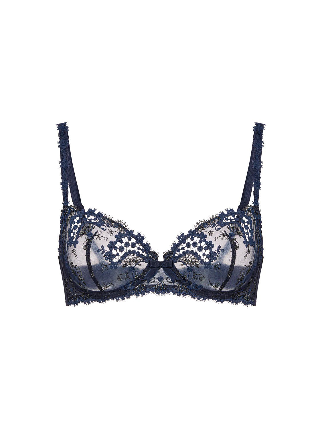 Wish half cup bra - Sapphire - 7