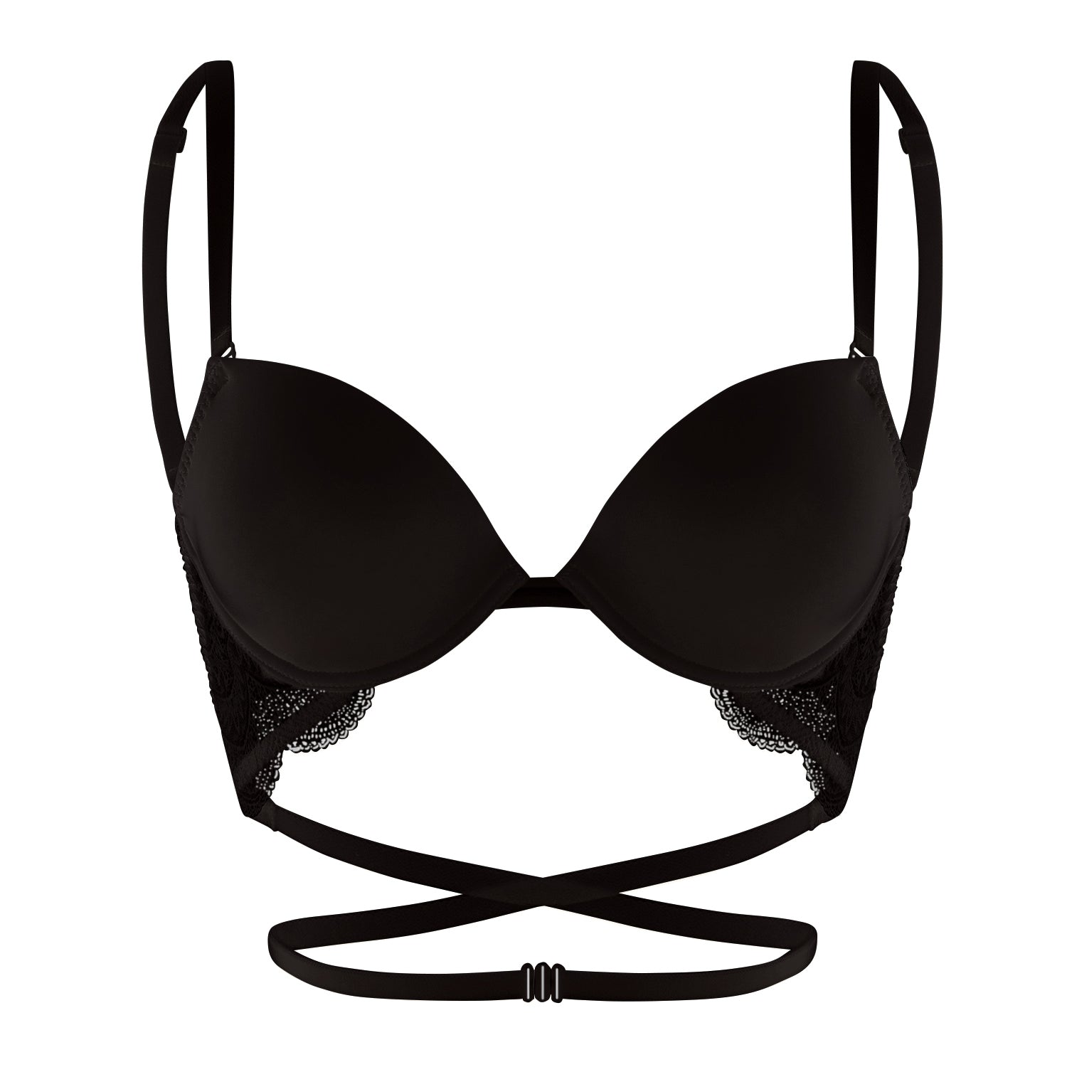 Karma Backless Multi-position Bra - Black - Image 6
