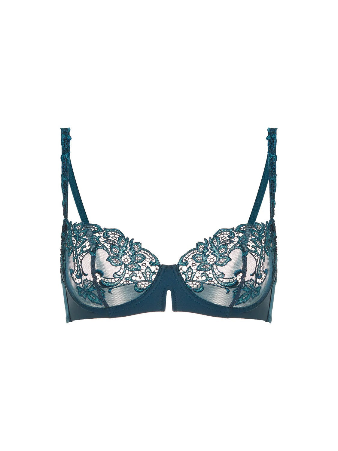 Saga half cup bra - Prestige Blue - 7