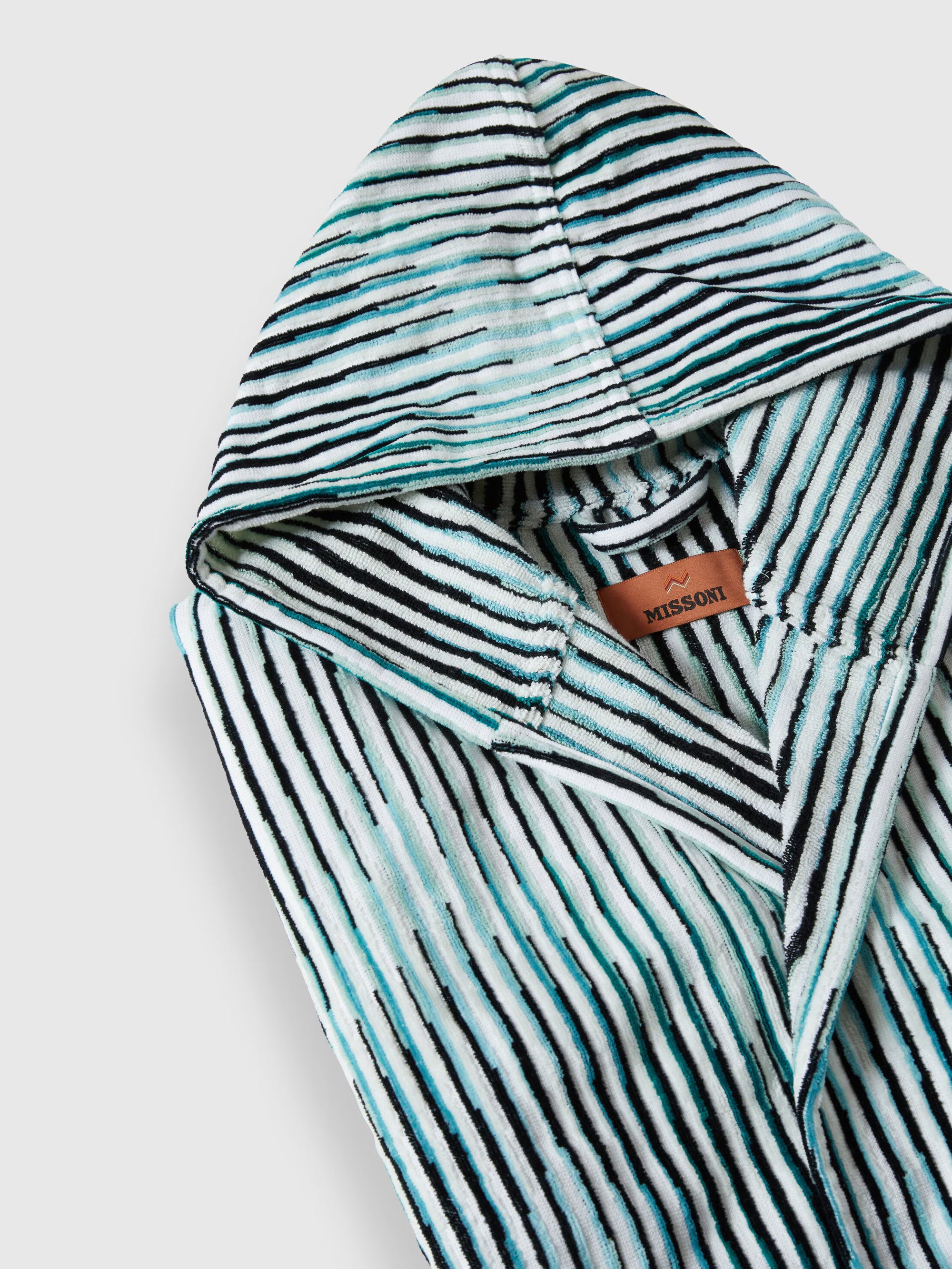 Arpeggio bathrobe in slub cotton terry - 3