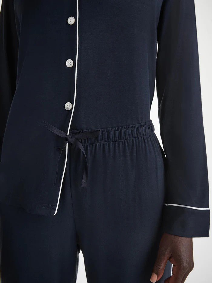 Lara Micro Modal Stretch Navy - Women's Pyjamas - 